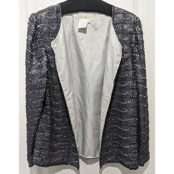 CASSANDRA Stone | Silk Beaded Jacket - Picture 2 of 9